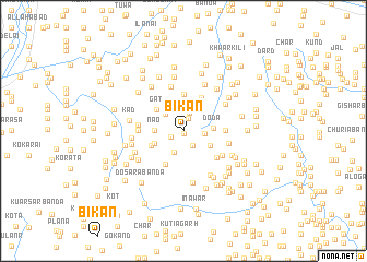 map of Bīkan