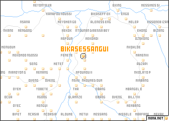 map of Bikas Essangui