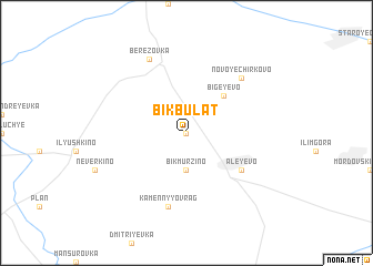 map of Bik-Bulat