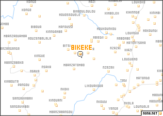 map of Bikéké