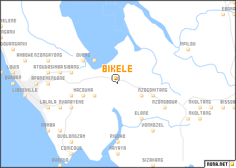 map of Bikelé