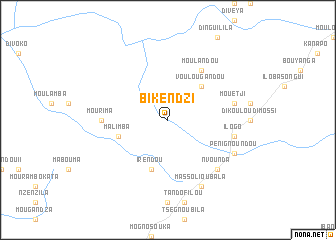 map of Bikendzi