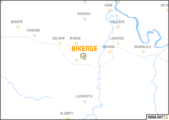 map of Bikenge