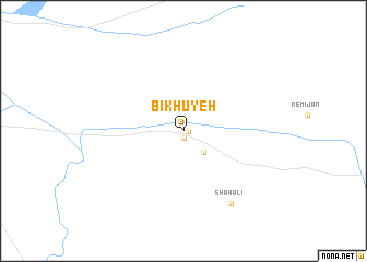 map of Bīkhūyeh