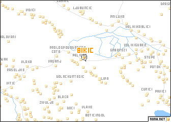map of Bikić