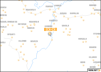 map of Bikoka