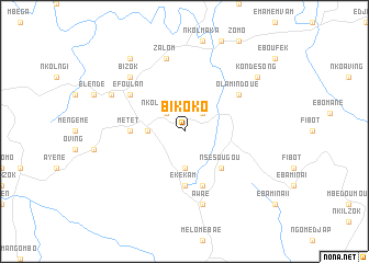 map of Bikoko
