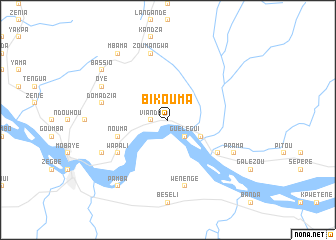 map of Bikouma