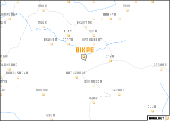 map of Bikpe