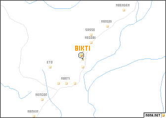 map of Bikti