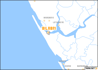 map of Bilabri
