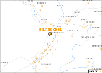 map of Biland Khel