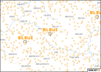 map of Bilbije