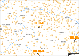 map of Bilbije