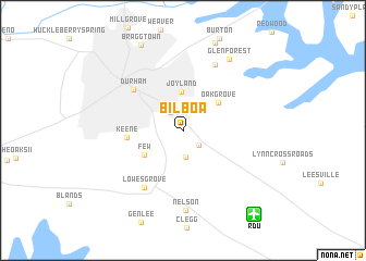 map of Bilboa