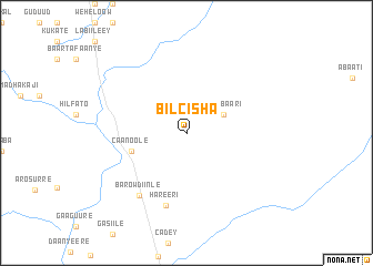 map of Bilcisha