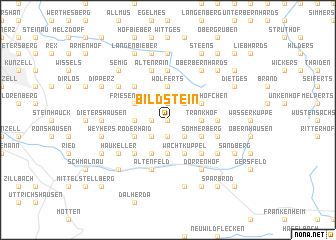 map of Bildstein