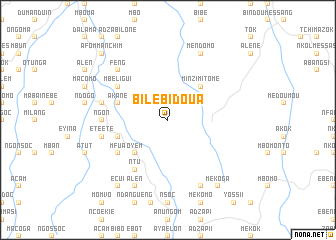 map of Bilebidoua