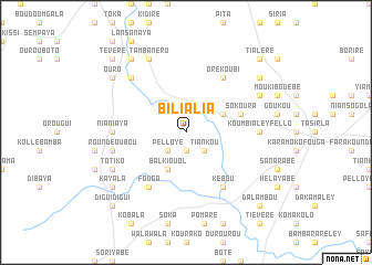 map of Bilialia