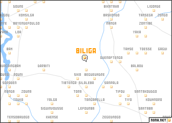 map of Biliga