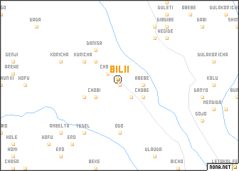 map of Bīliʼī