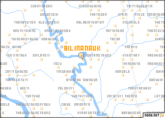 map of Bilin Anauk