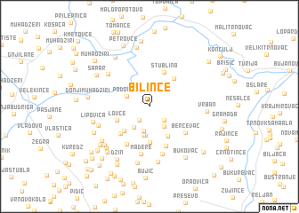 map of Bilince