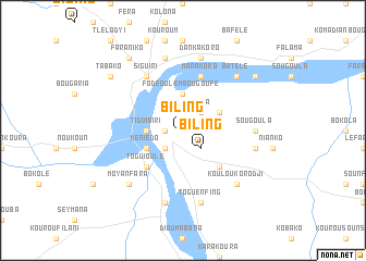 map of Biling