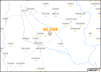 map of Bilinsa