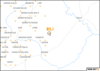 map of Bili