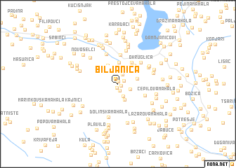 map of Biljanica