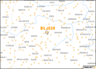 map of Biljega