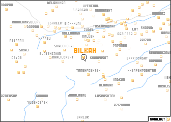 map of Bīlkāh