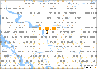 map of Bil Kusnāi