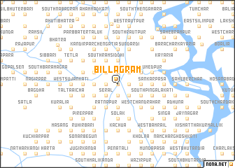map of Billagrām