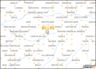 map of Billas