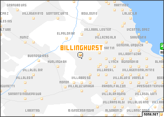 map of Billinghurst