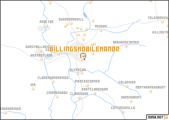 map of Billings Mobile Manor