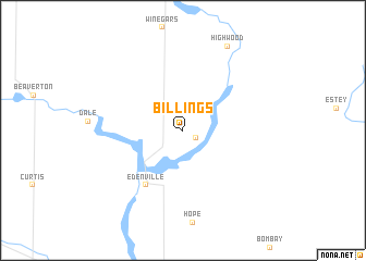 map of Billings