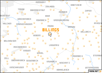 map of Billings
