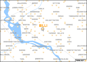 map of Billī