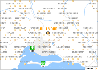 map of Billy Dun