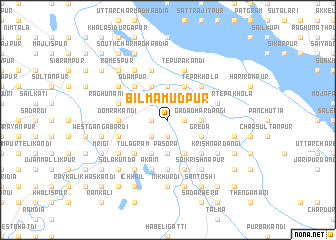 map of Bīl Māmudpur