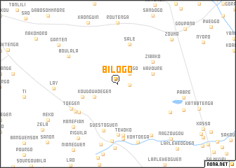 map of Bilogo