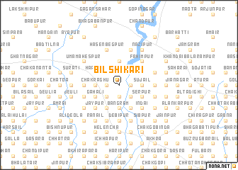 map of Bīl Shikāri