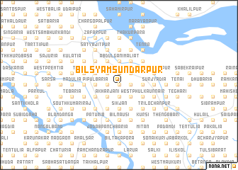 map of Bīl Syāmsundarpur