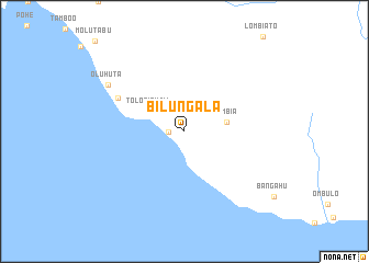 map of Bilungala