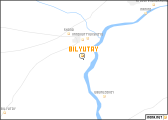 map of Bilyutay