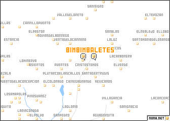 map of Bimbaletes