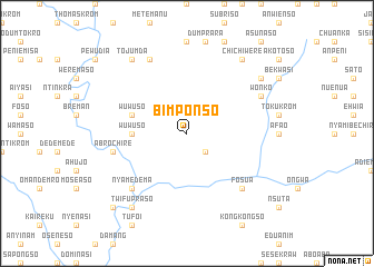 map of Bimponso